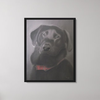 Labrador Retriever Liebe 24"x30" Leinwanddruck