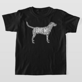 Labrador Retriever Liebe Black Labrador Dog T-Shirt