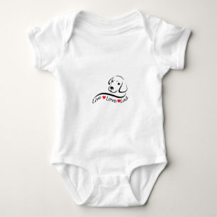 Labrador retriever-Liebhaber Baby Strampler