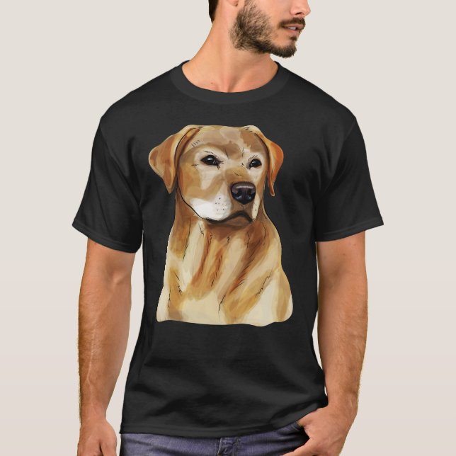 Labrador Retriever Long 294 T-Shirt (Vorderseite)