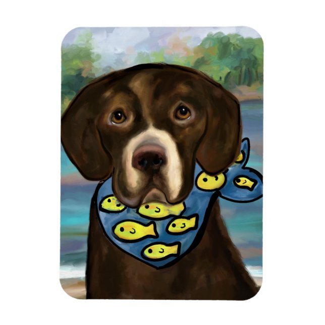 Labrador Retriever Magnet (Vertikal)