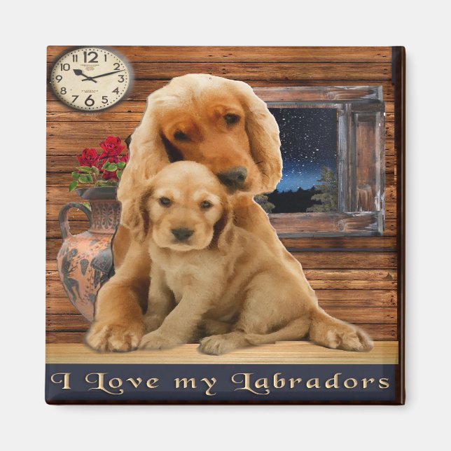 Labrador Retriever Magnet (Vorne)