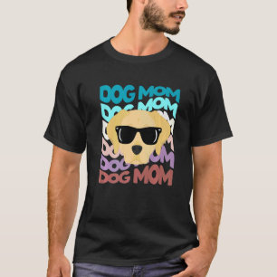 Labrador Retriever Mama Cool Retro Dog Mama T-Shirt