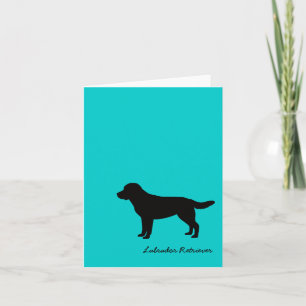 Labrador-Retriever-Mitteilungskarten Karte