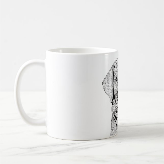 Labrador Retriever Mug (Gauche)