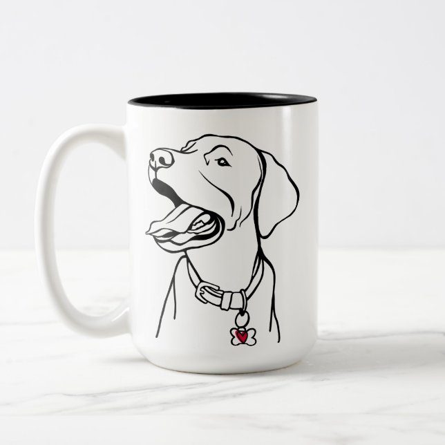 Labrador Retriever Mug (Gauche)