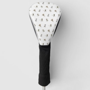 Labrador retriever-Muster (weiß) Golf Headcover