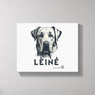Labrador Retriever - Natur für Hundefreunde. Geben Leinwanddruck