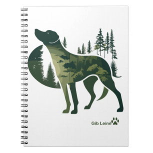Labrador Retriever - Natur für Hundefreunde. Geben Notizblock