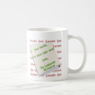 Labrador Retriever Naughty oder Nice Kaffeetasse
