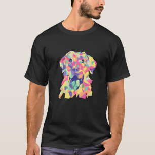 Labrador Retriever Niedlicher Labrador Farbenfrohe T-Shirt