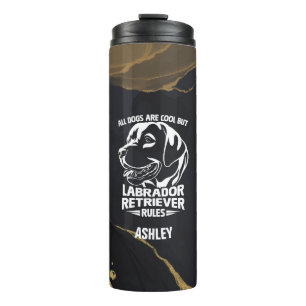 Labrador Retriever Niedliches Geschenk für Hunde V Thermosbecher