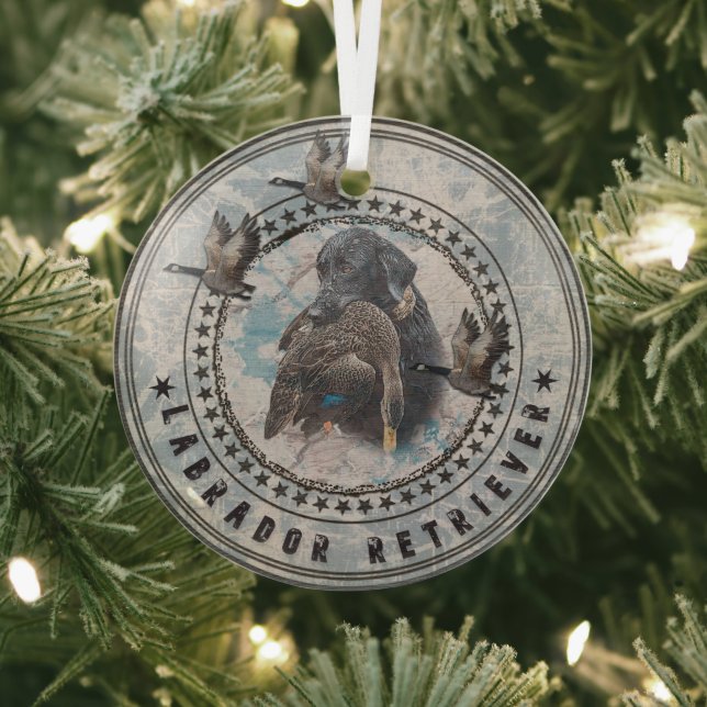 Labrador Retriever  Ornament Aus Glas (InSitu)