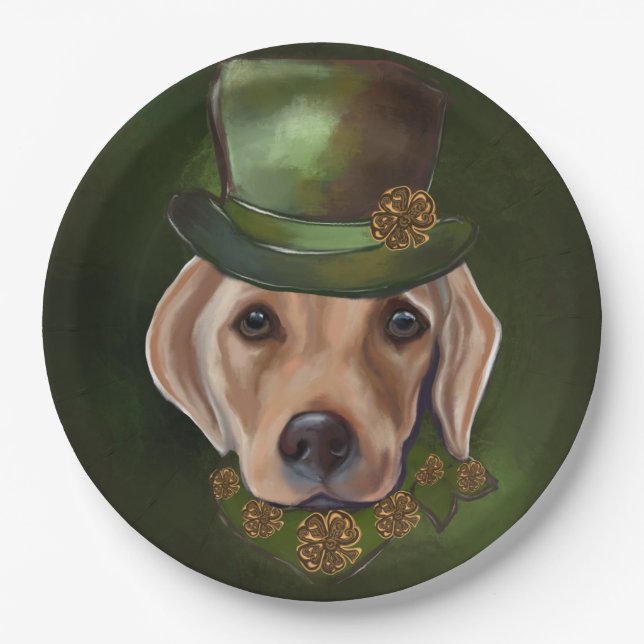 LABRADOR RETRIEVER PAPPTELLER (Vorderseite)