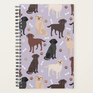 Labrador Retriever Paws and Bones Planner Planer