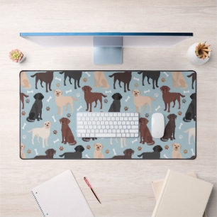 Labrador Retriever Paws and Bones Schreibtischunterlage