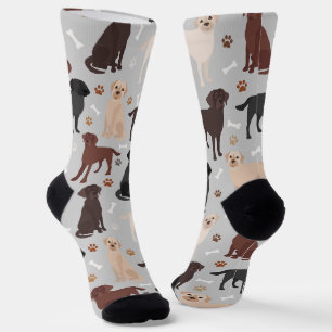 Labrador Retriever Paws and Bones Socken