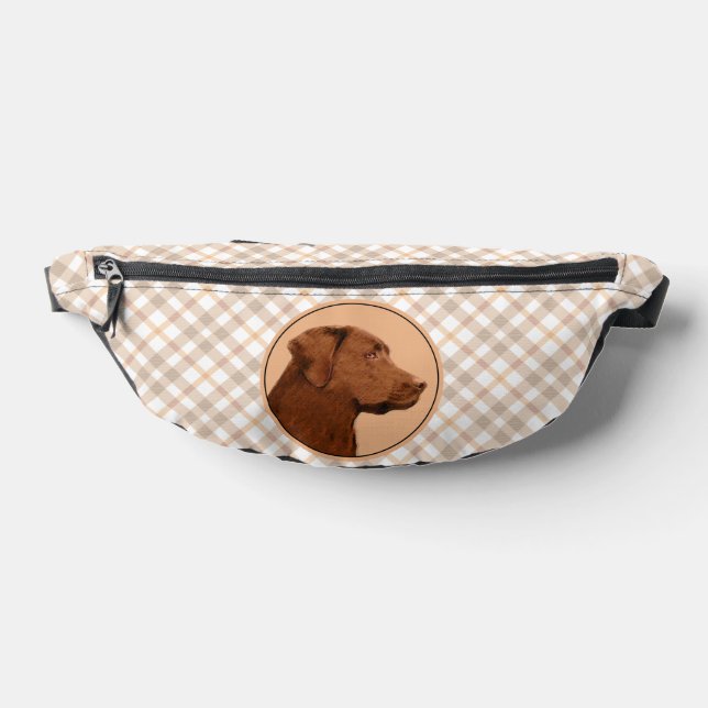 Labrador Retriever Peinture Chocolat Lab Chien Art (Poser)