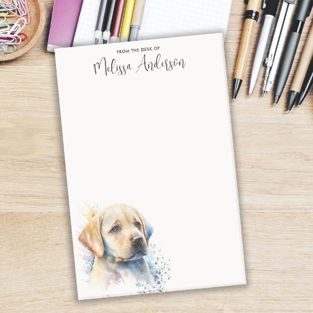 Labrador Retriever Personalisiert Hund Lover Puppy Post-it Klebezettel (Von Creator hochgeladen)