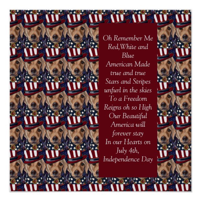 LABRADOR RETRIEVER POETRY POSTER (Vorderseite)