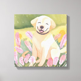Labrador Retriever Puppy | Labrador Dog Niedlich W Leinwanddruck