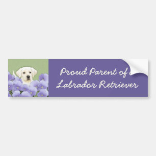 Labrador Retriever Puppy Painting Original Dog Art Autoaufkleber