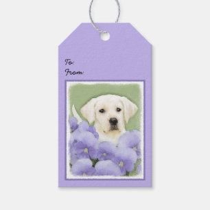 Labrador Retriever Puppy Painting Original Dog Art Geschenkanhänger