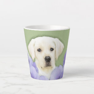 Labrador Retriever Puppy Painting Original Dog Art Milchtasse