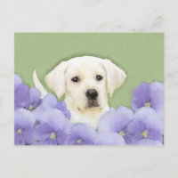 Labrador Retriever Puppy Painting Original Dog Art