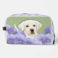 Labrador Retriever Puppy Painting Yellow Dog Art