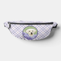 Labrador Retriever Puppy Peinture Chien Jaune Art