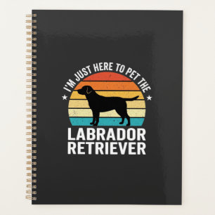 Labrador Retriever Retro Hund Streicheln Planer