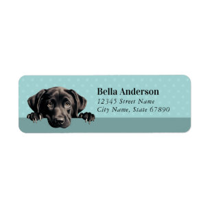 Labrador Retriever Rücksendeadressen-Aufkleber