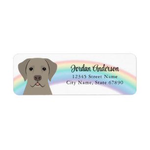 Labrador Retriever Rücksendeadressen-Aufkleber