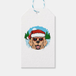 Labrador Retriever santa Claus dieser Illustration Geschenkanhänger