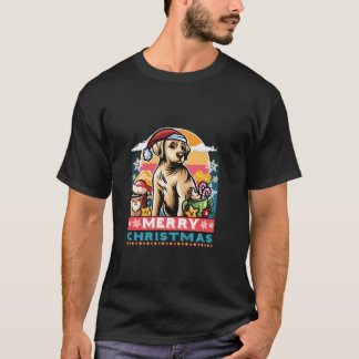 Labrador Retriever Santa Claus Tasse Kaffee Merry  T-Shirt