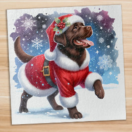 Labrador Retriever Santa Dog Christmas Puppy