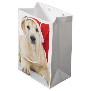 Labrador Retriever Santa Medium Geschenktasche Mittlere Geschenktüte