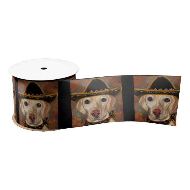 Labrador Retriever Satinband (Spule)