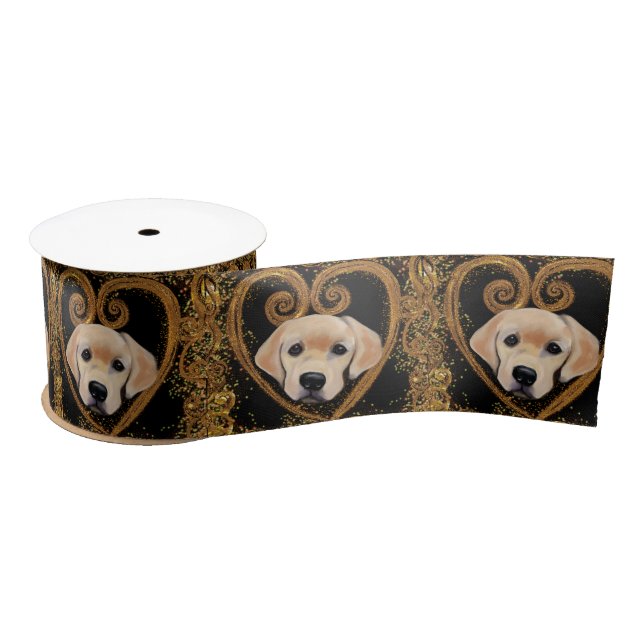 Labrador Retriever Satinband (Spule)