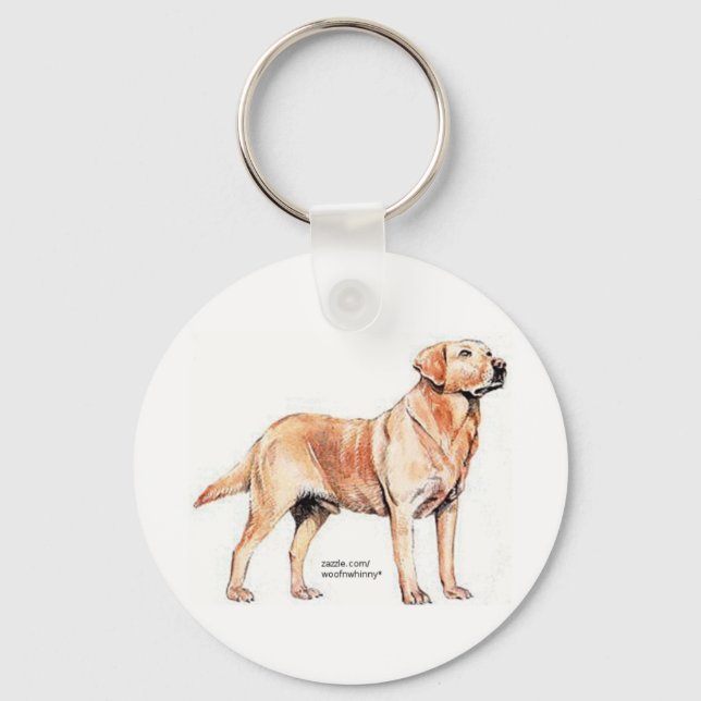 Labrador Retriever Schlüsselanhänger (Vorderseite)