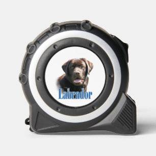 Labrador Retriever (Schokolade) Name Maßband