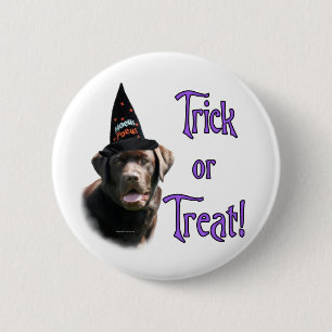 Labrador Retriever (Schokolade) Trick Button