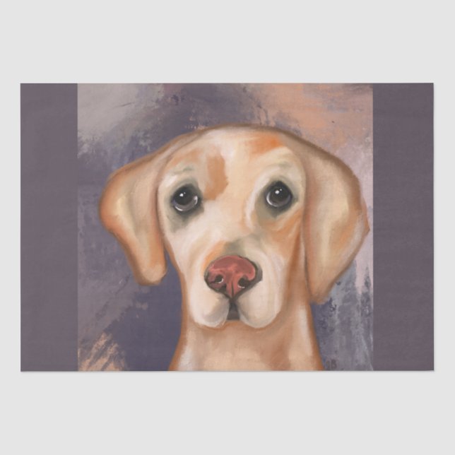 Labrador Retriever Seidenpapier (Vorderseite)