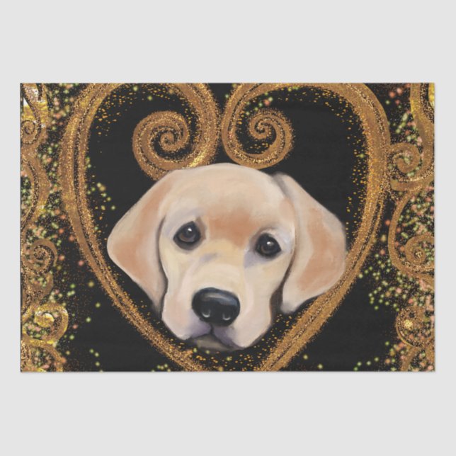 Labrador Retriever Seidenpapier (Vorderseite)