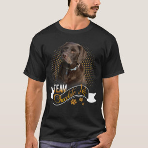 Labrador Retriever Shirt Team Schokolade Labrador 