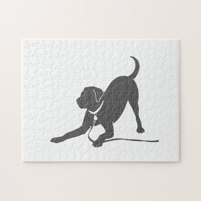 Labrador Retriever-Silhouette (Horizontal)