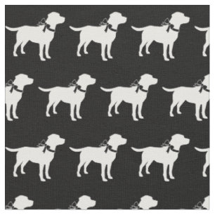 Labrador Retriever Silhouette Pet Labrador Stoff