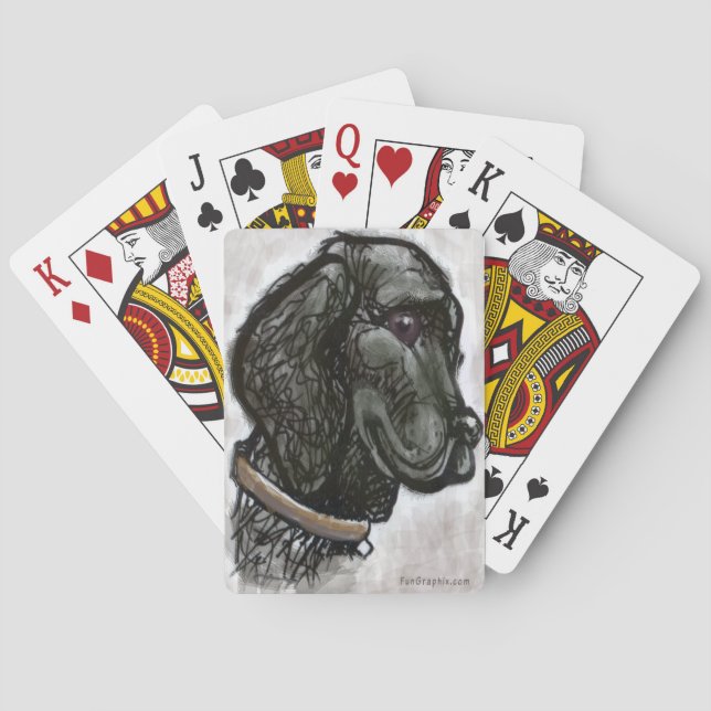 Labrador Retriever Spielkarten (Rückseite)