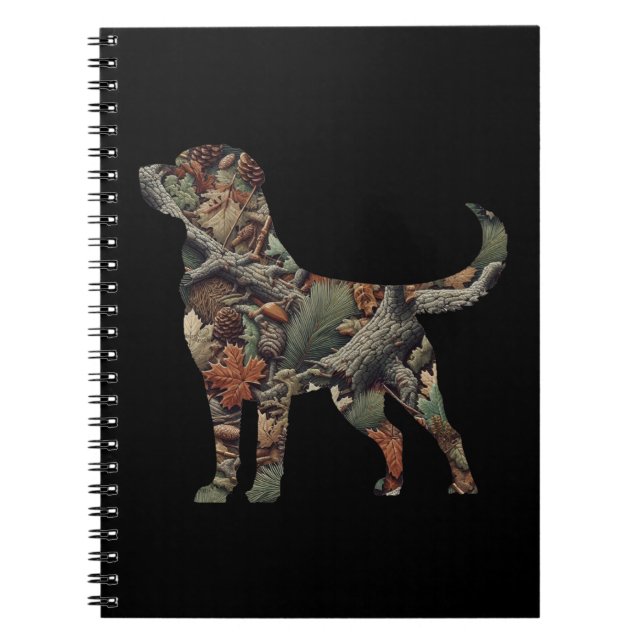 Labrador Retriever Spiral Notebook für Männer Notizblock (Vorderseite)